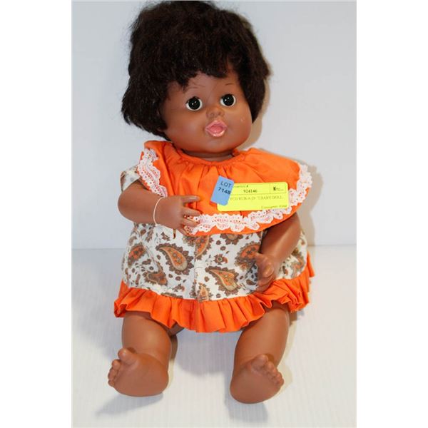 1989 TYCO RUB-A-DUB BABY DOLL.  #3507