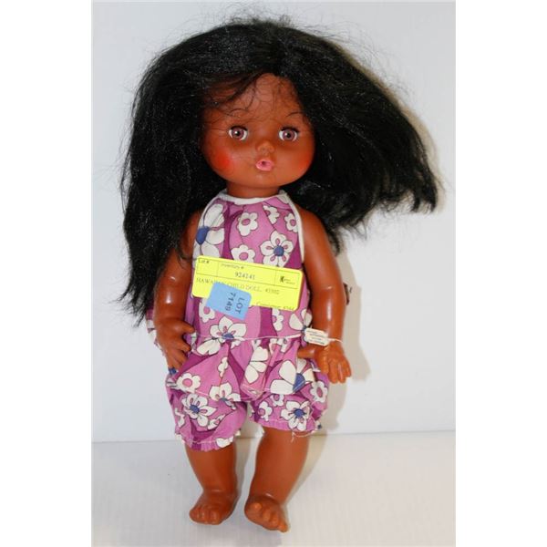 HAWAIIAN CHILD DOLL.  #3502