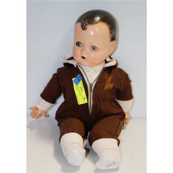 1930'S  "CRYING" COMPOSITION DOLL  #2008