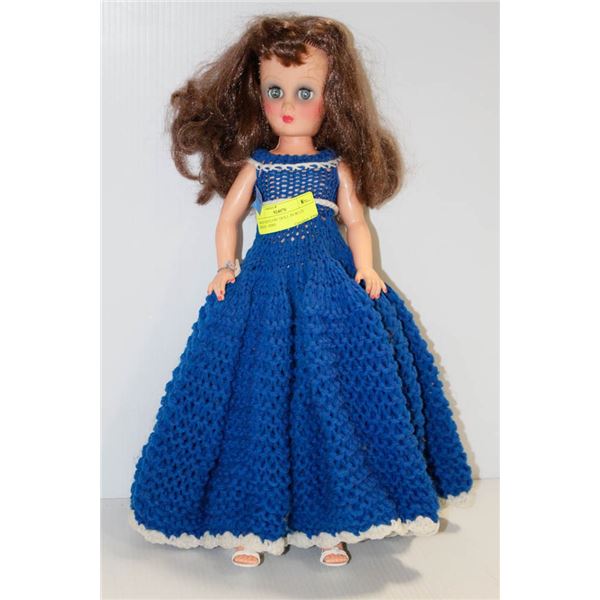"MISS REVLON" DOLL IN BLUE DRESS.  #2905