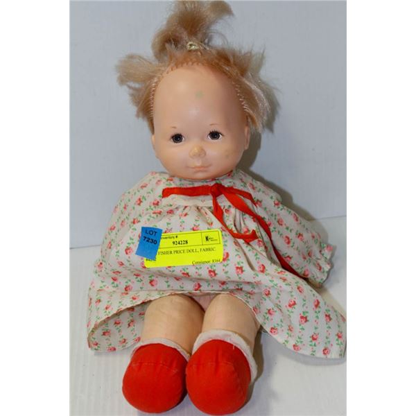 1970'S FISHER PRICE  FABRIC DOLL  #4212