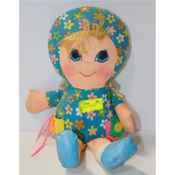 1941 MATTEL "TEACHY TACK" DOLL  #1101