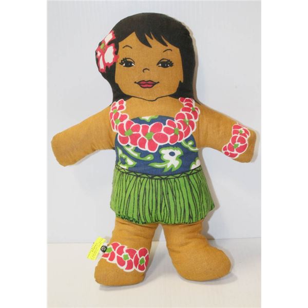 RELIABLE MOBERLY "HAWAIIAN" HUGGABLE DOLL.  #490