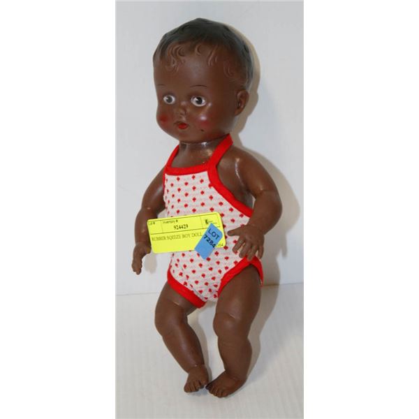 RUBBER SQUEEZE BOY DOLL.  #5809