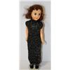 Image 1 : HARD PLASTIC DOLL IN BLUE SPARKLY DRESS.  #4803
