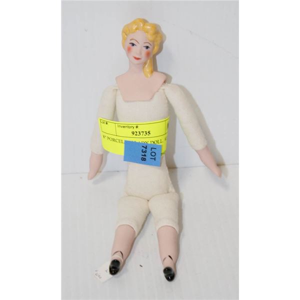 8" PORCELAIN LADY DOLL.  #111