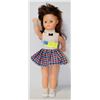 Image 1 : 1970'S "VICKI" DOLL IN PLAID SHIRT.  #3105