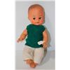 Image 1 : PLAYMATE BABY BOY DOLL IN GREEN VEST.  #3113