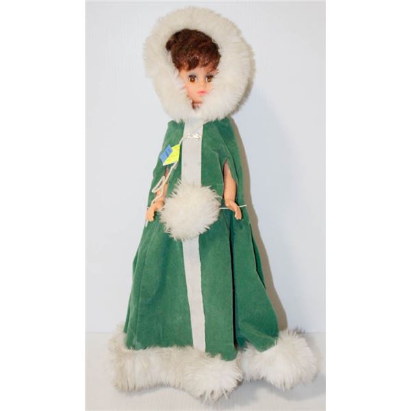 1980'S REGAL DOLL W/ GREEN COAT.  #1703