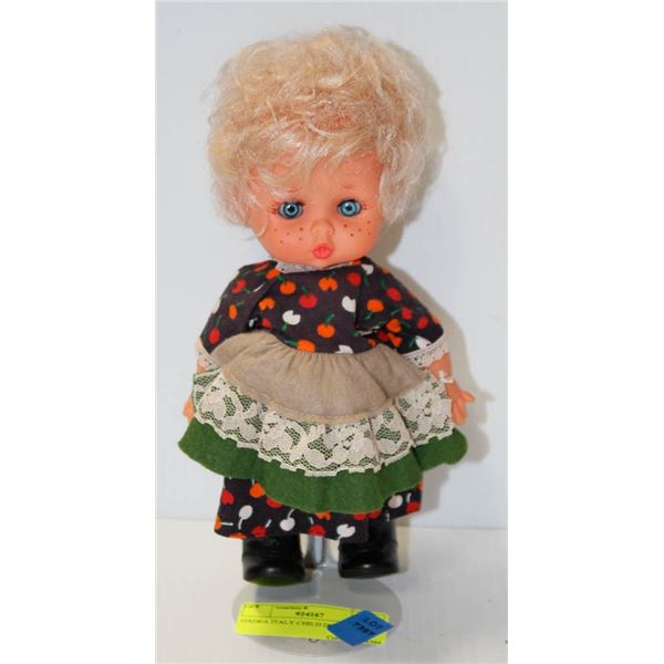 GADEA ITALY CHILD DOLL.  #3708