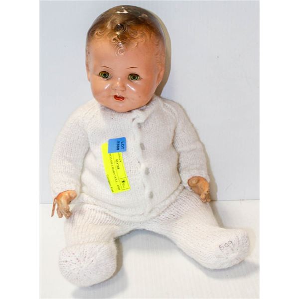 1942 16" RELIABLE BABY DOLL.  #509