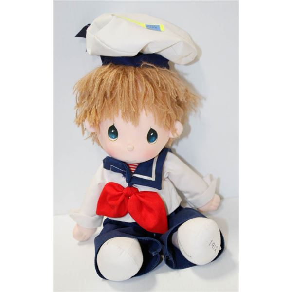 FABRIC SAILOR DOLL.  #1912