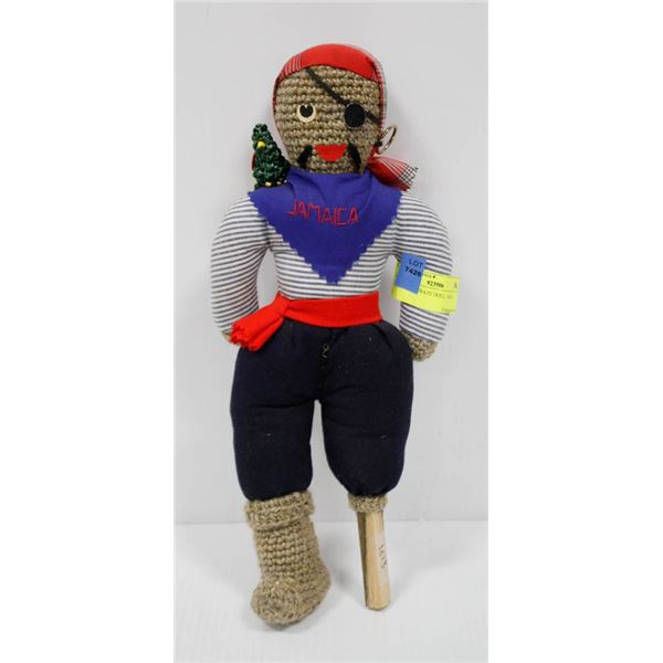 JAMACIA PIRATE DOLL.  #1613