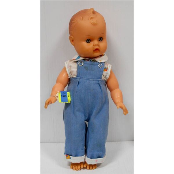 14" RUBBER BOY DOLL.  #5605