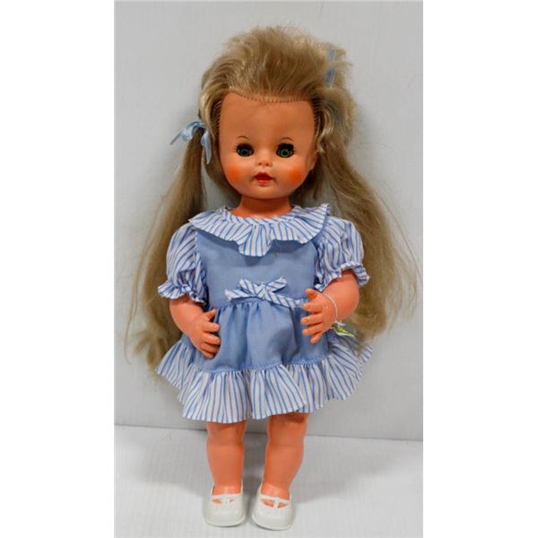 1970'S REGAL DOLL W/ BLUE DRESS.  #2107