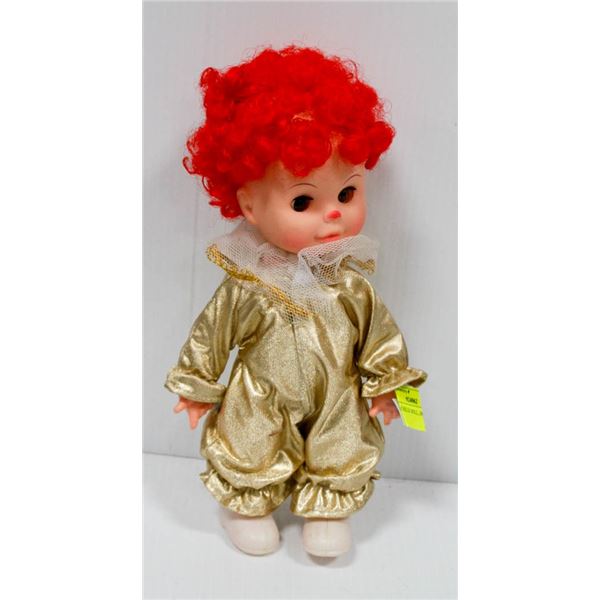 CLOWN CHILD DOLL, HONG KONG.  #2815