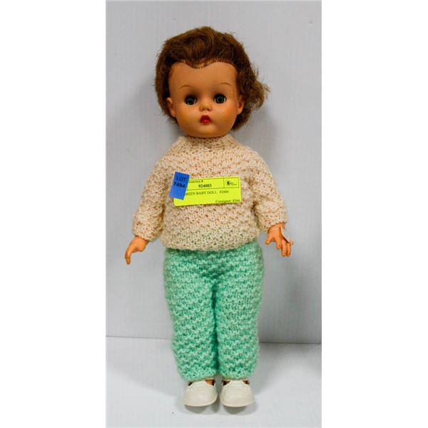 1959 GREEN BABY DOLL.  #2404