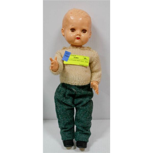 RELIABLE PLASTIC BOY DOLL.  #2403