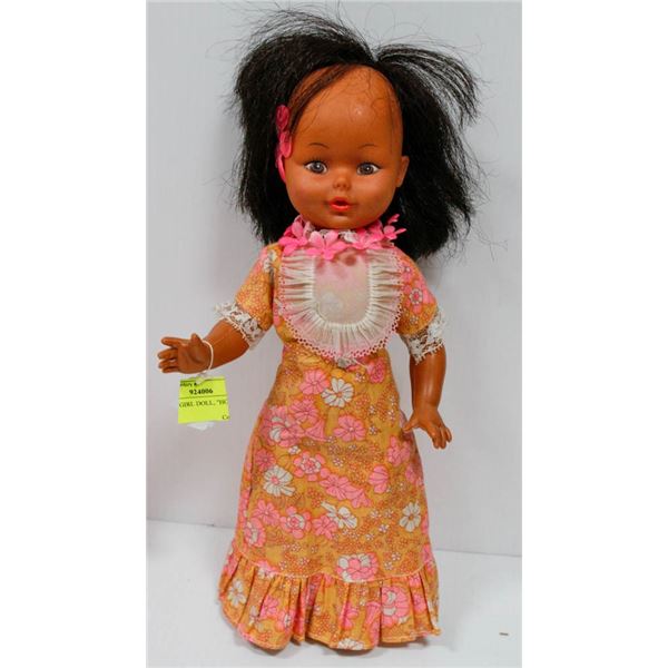 HAWIIAN GIRL DOLL, "HONG KONG".  #2407