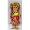 Image 1 : STUFFED FABRIC DOLL.  #904