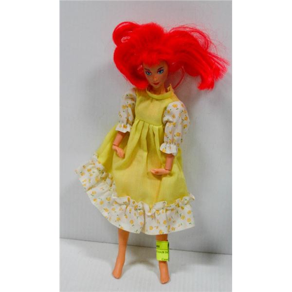 1985 HASBORO RED HAIR DOLL.  #6006