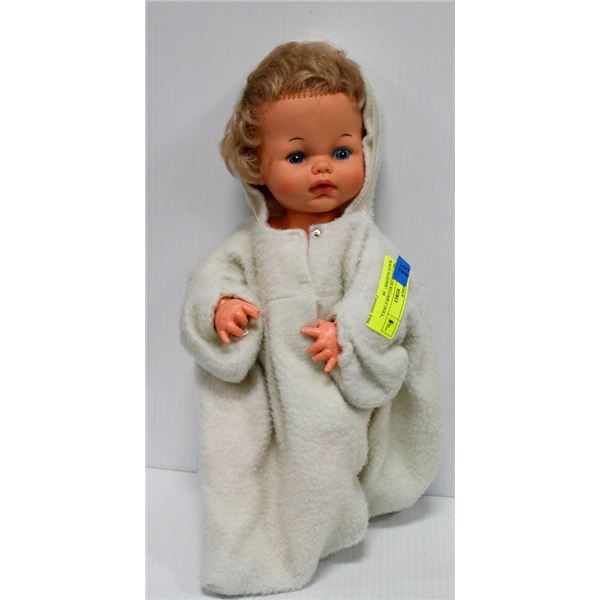 1968 TODDLER RELIABLE DOLL, "WHITE SLEEPER".  #8