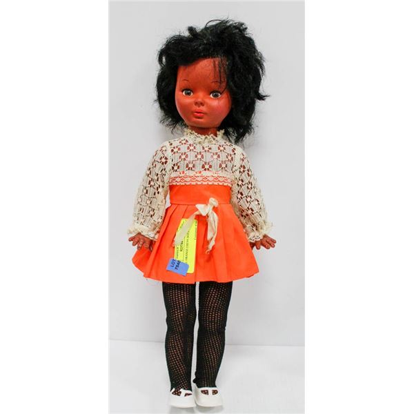 REGAL ORANGE DRESS DOLL.  #205