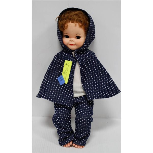 RELIABLE DOLL W/ BLUE CAPE.  #806