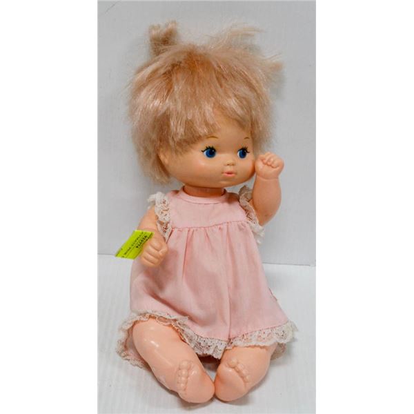 13" BABY PLAYMATE PINK DRESS.  #604