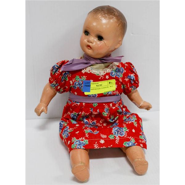 1940'S COMPOSITION TODDLER.  #612
