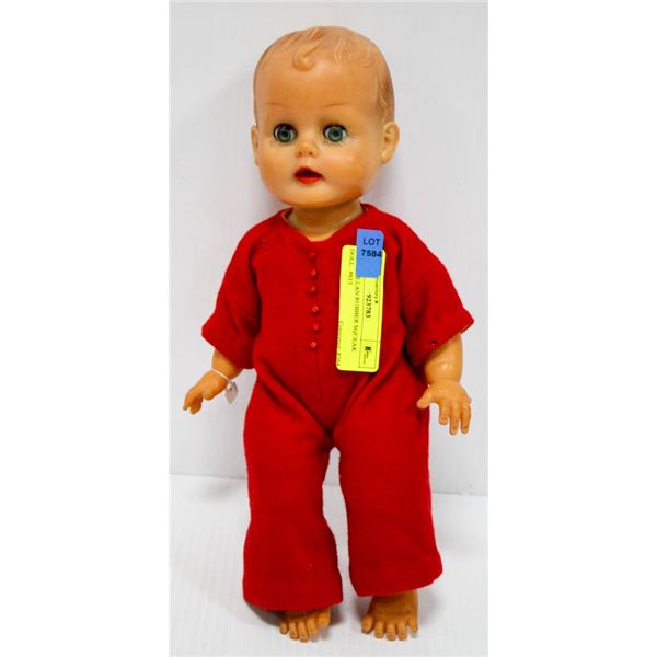 1960'S PULLAN RUBBER SQUEAK DOLL.  #613