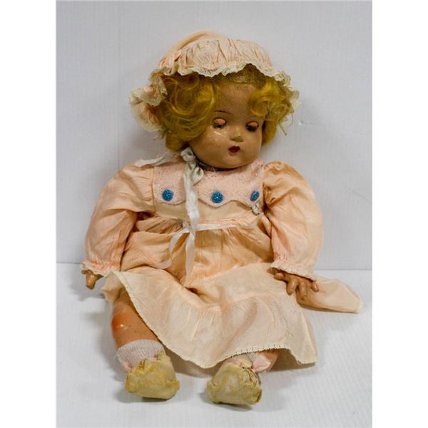 1940'S RELIABLE COMPOSITE BABY DOLL.  #3304