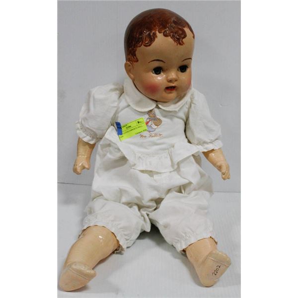 1930'S CLOTH & COMPOSITE DOLL.  #2202