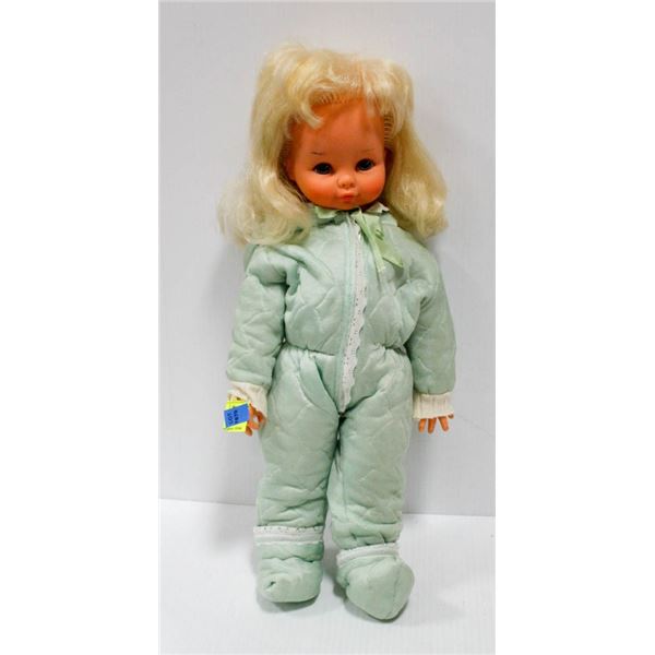 PALITOY GIRL DOLL IN SNOWSUIT.  #5402