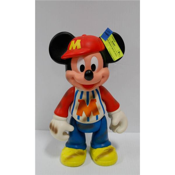 12" RUBBER MICKEY MOUSE DOLL  #2308