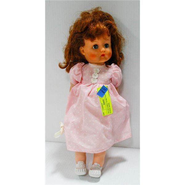 1952 RELIABLE "SUSIE STEPS" DOLL IN PINK DRESS. #5303