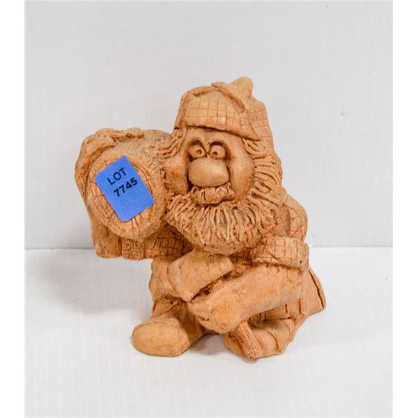 LUMBERJACK STONE CARVING "ROGER"