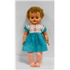 Image 1 : 1960 RELIABLE DOLL W/ SHORT HAIR & WHITE/ BLUE DRESS