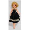 Image 1 : 1957 "LADY BELLE" PLASTIC DOLL IN BLACK DRESS