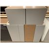 Image 8 : Lot of 6 Kitchen Cabinets includes -3 base total approx 96 inches and 3 uppersÂ 