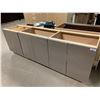 Image 1 : Lot of 4 Kitchen Base Cabinets include: 2 x 2 drawer at 30 inches wide and 2 x 3 drawer bases at 13 