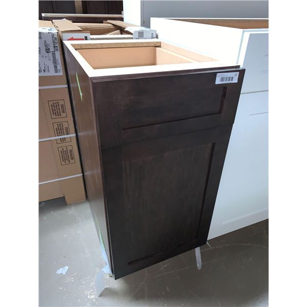 Salem Cappuccino Vanity Drawer Cabinet 15W x 31H x 21D RH