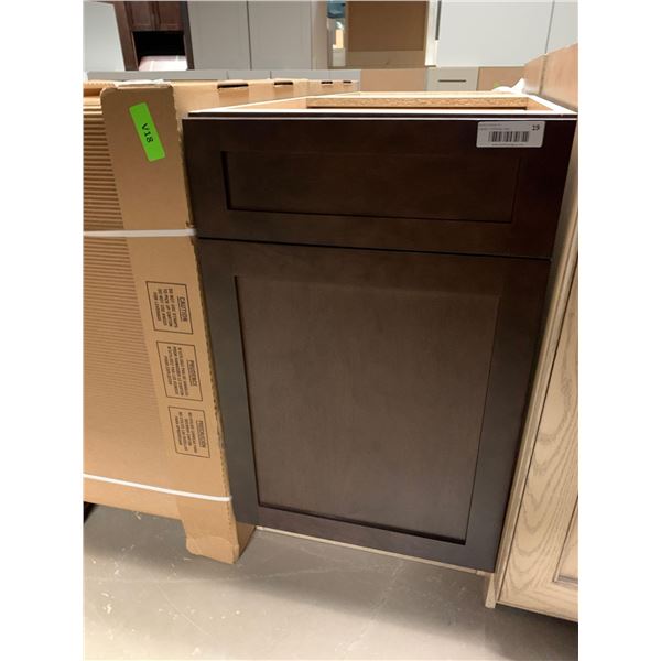 Salem Cappuccino Vanity Drawer Cabinet 18W x 31H x 21D RH