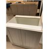 Image 6 : Lot of 4 matching cabinets including: corner base, 12W base, 10W upper  21Wx26H base