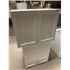 Image 1 : Lot of 2 White upper cabinets 24W  30W