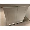 Image 3 : Lot of 2 White upper cabinets 24W  30W