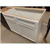 Image 1 : White Shaker Style Vanity Sink Cabinet 39W