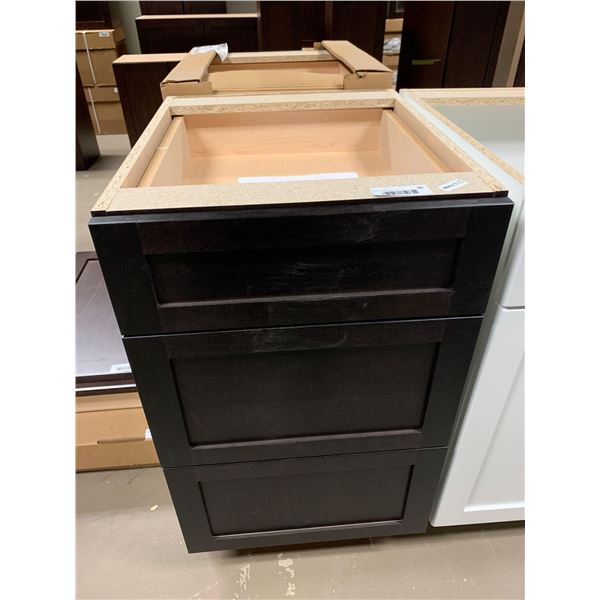 Salem Thunder Vanity Cabinet 3 drawer 18W x 21D