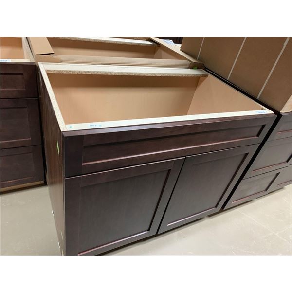 Salem Cappuccino Vanity sink cabinet 36W x 31.5H x 21D