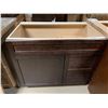 Image 1 : Salem Cappuccino Vanity sink cabinet 36W x 31.5H x 21D with drawers and door
